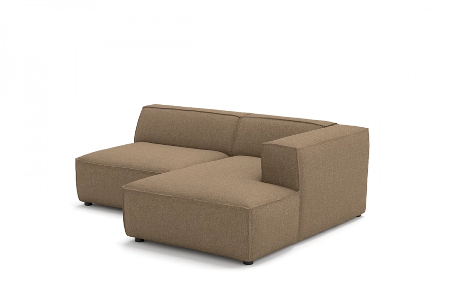 Model MODULARIS WB (wysoki bok) - Modularis WB sofa 1,5 osobowa + longchair prawy